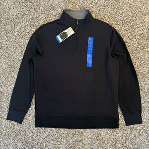 Ted Baker Men's Black Zip-Up Sweater